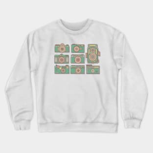 Green Classic Camera Crewneck Sweatshirt